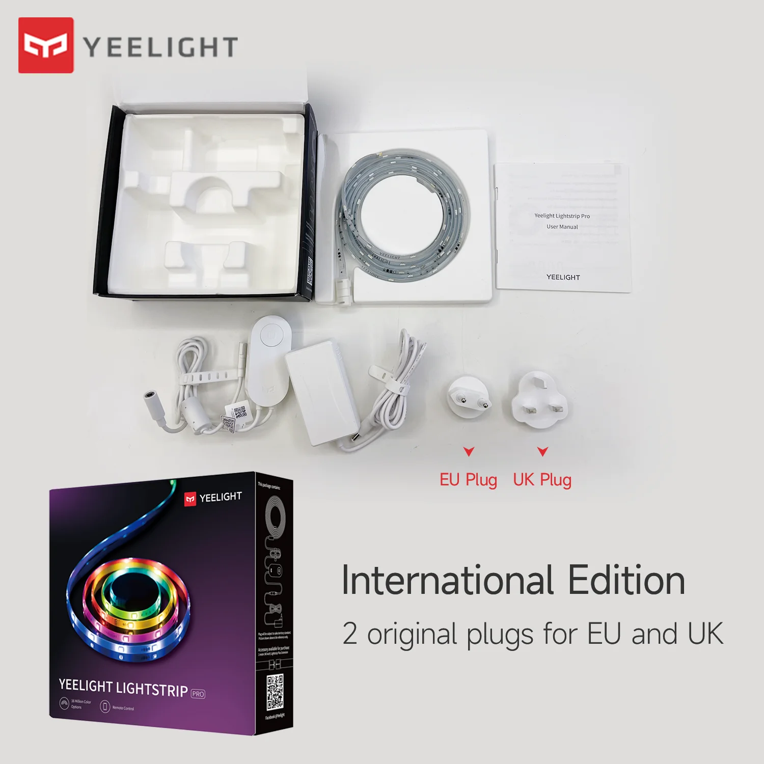 Kit X5 Lampara Led Color Inteligente Yeelight Wifi Homekit