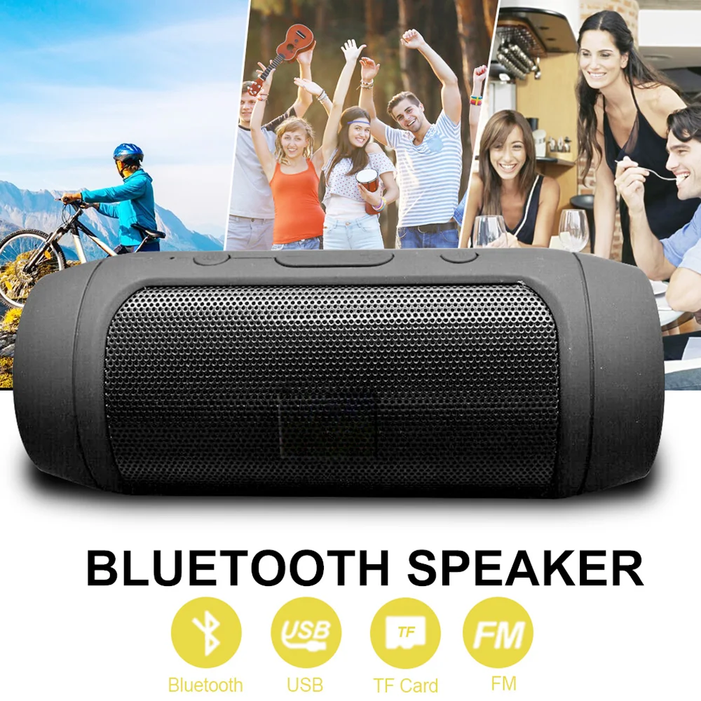 Portable Speaker Wireless Bluetooth-compatible Outdoor Waterproof 3D Stereo Loudspeaker Wireless Sound System Support FM Radio bluetooth speaker portable speaker mini bluetooth speaker