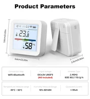 Newest Smart WIFI Temperature Humidity Sensor Hygrometer Thermometer Smart Life APP control Moniter Support Alexa Assistant - Image 6