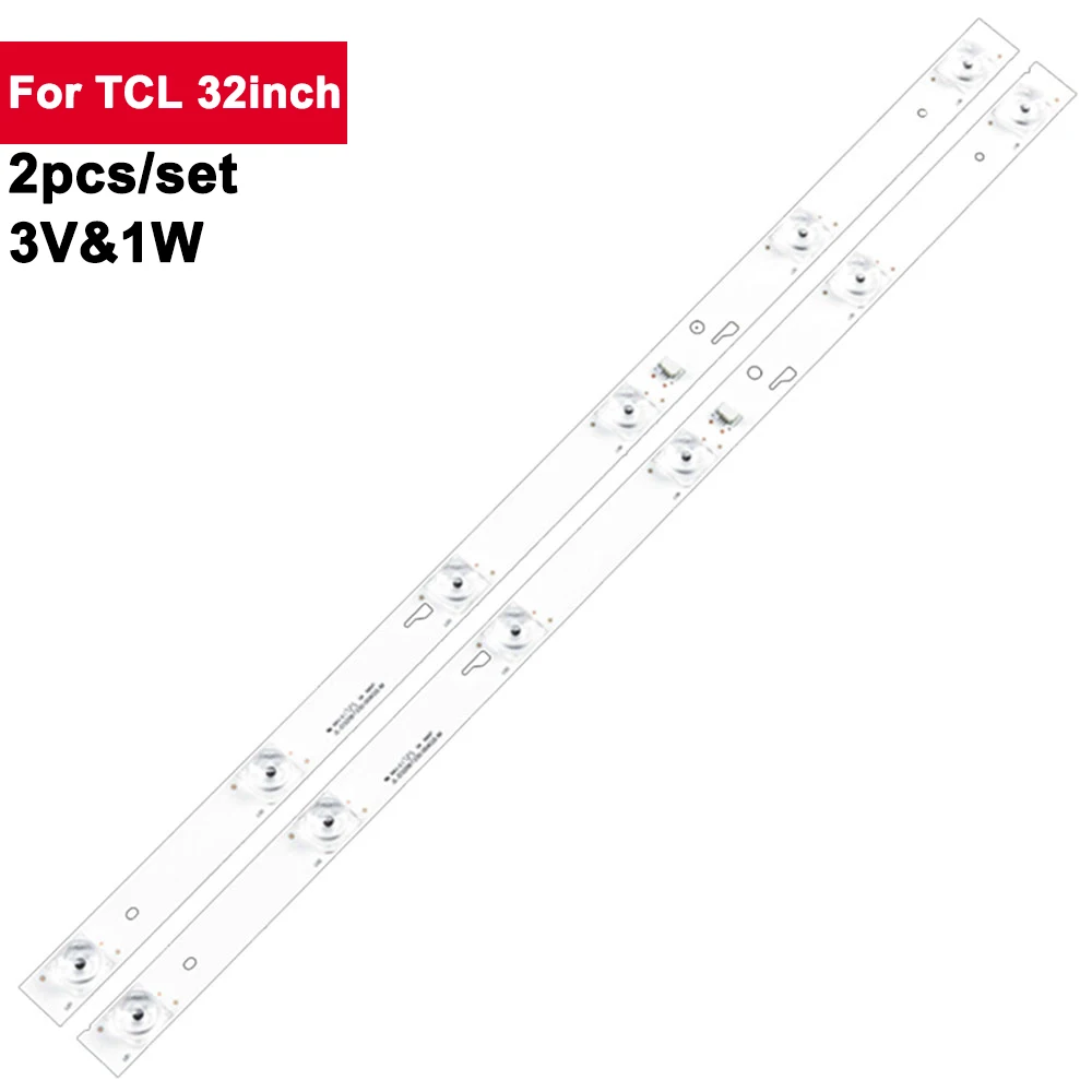 

2pcs/Set 505mm LED Strip Backlight For TCL 32inch 4CT-LB320T-JF5 GY6 JF3 JF4 3V TV Repair Parts 035-320-3030-GC 32W550A