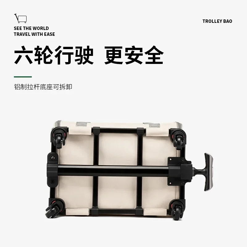 Detachable cat backpack carrier space Cat bag with wheels Portable Luggage pets bag suitcase Large capacity Pet carrier backpack