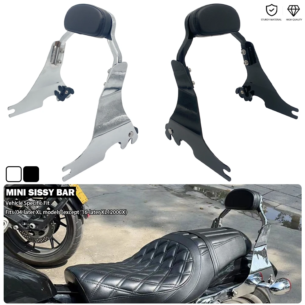 Mini sissy bar sportster deals