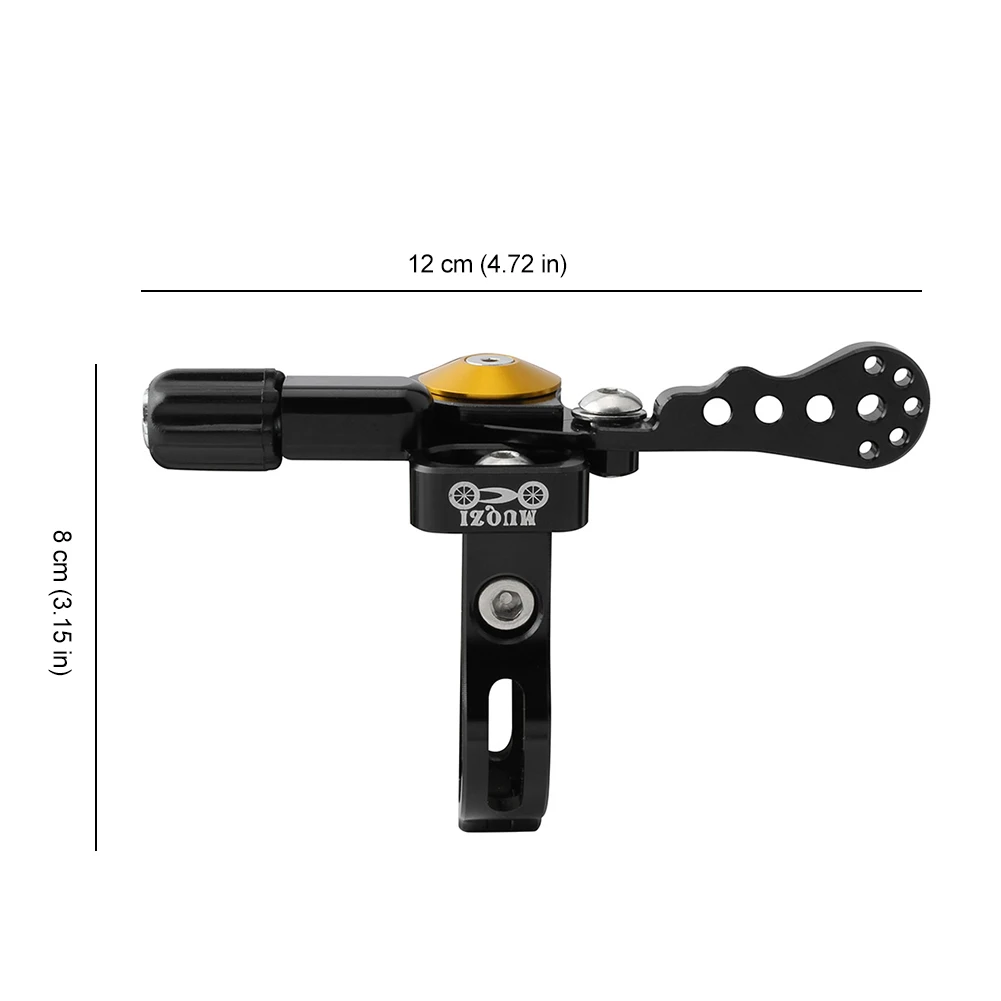 Dropper Post Control Lever UTTASU Bicycle Dropper Post Remote Lever - 22mm Clamp, Anodized Aluminum For Internal/External Routing (Red) 22mm Bicycle