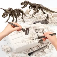 Dinosaur Fossil Excavation Kits Education Archeology Exquisite Jurassic Toy Set Game Action Children Figure Skeleton Model Gift 1