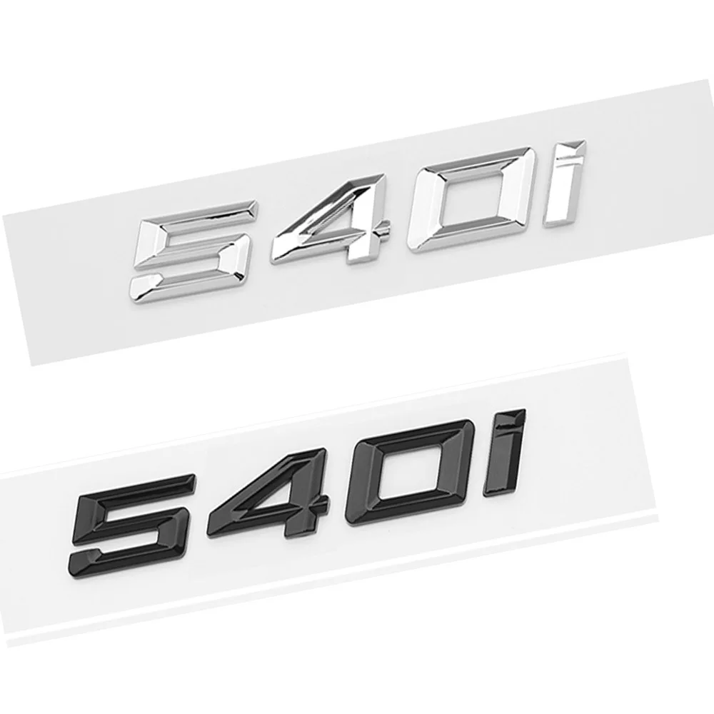 Per Bmw 540I Adesivi Laterali Parafango Auto Adesivi Paraurti Posteriore Tronco Logo Posteriore Auto Decorazione Posteriore Emblema