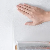 50cm solid linen foam 3D self-adhesive thickened wall sticker PVC waterproof background wall renovation wallpaper 2