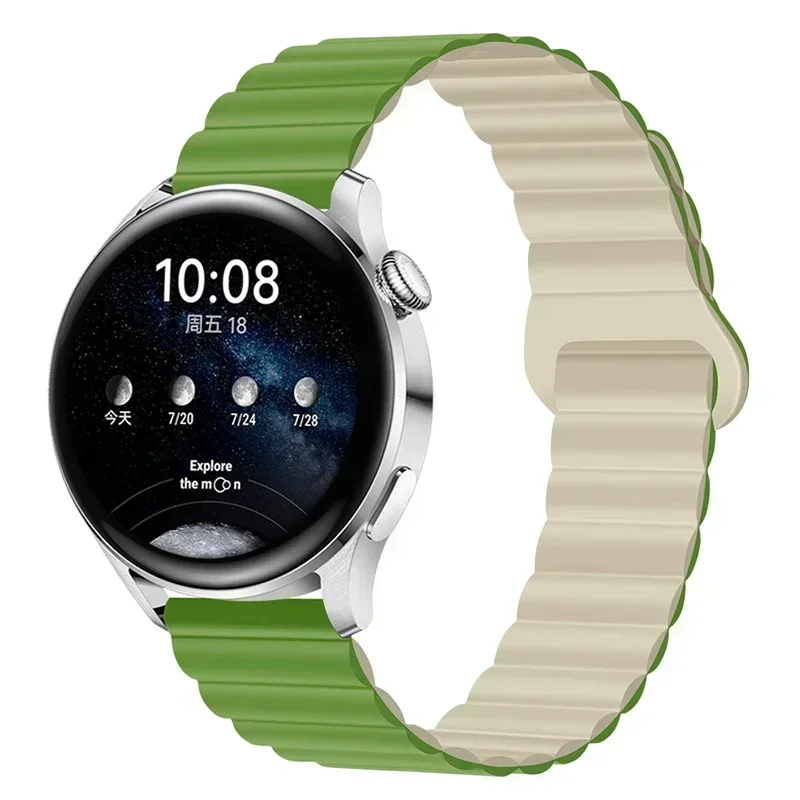 Magnetic Loop Silicone Watchband Strap