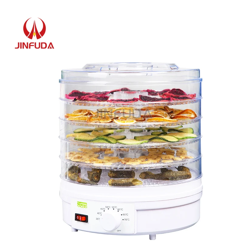 Home Fruit Dryer 5 Trays Home Fruit Dryer Adjustable Vegetable Food Dehydrator