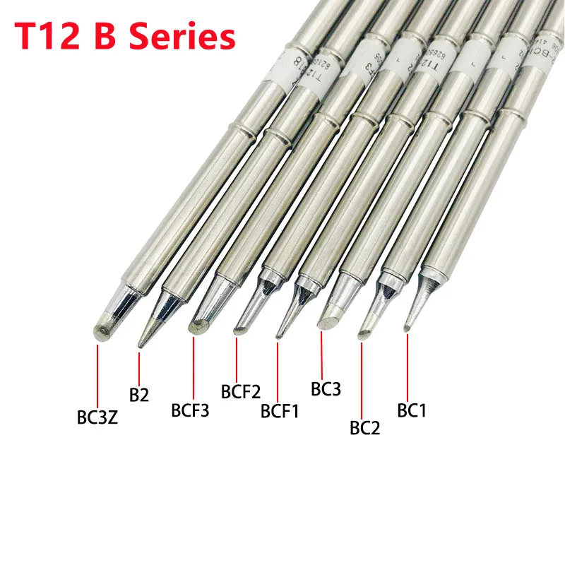 Наконечники для паяльника T12, серии T12-BC1 BC1.5 BC2 BC3 BCF1 BCF2 BCF3, сварочные инструменты