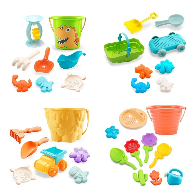 

Kids Beach Sand Toy 7/8/9/10pcs Set Tool Kits for Toddlers, Kids Pool Water Toy