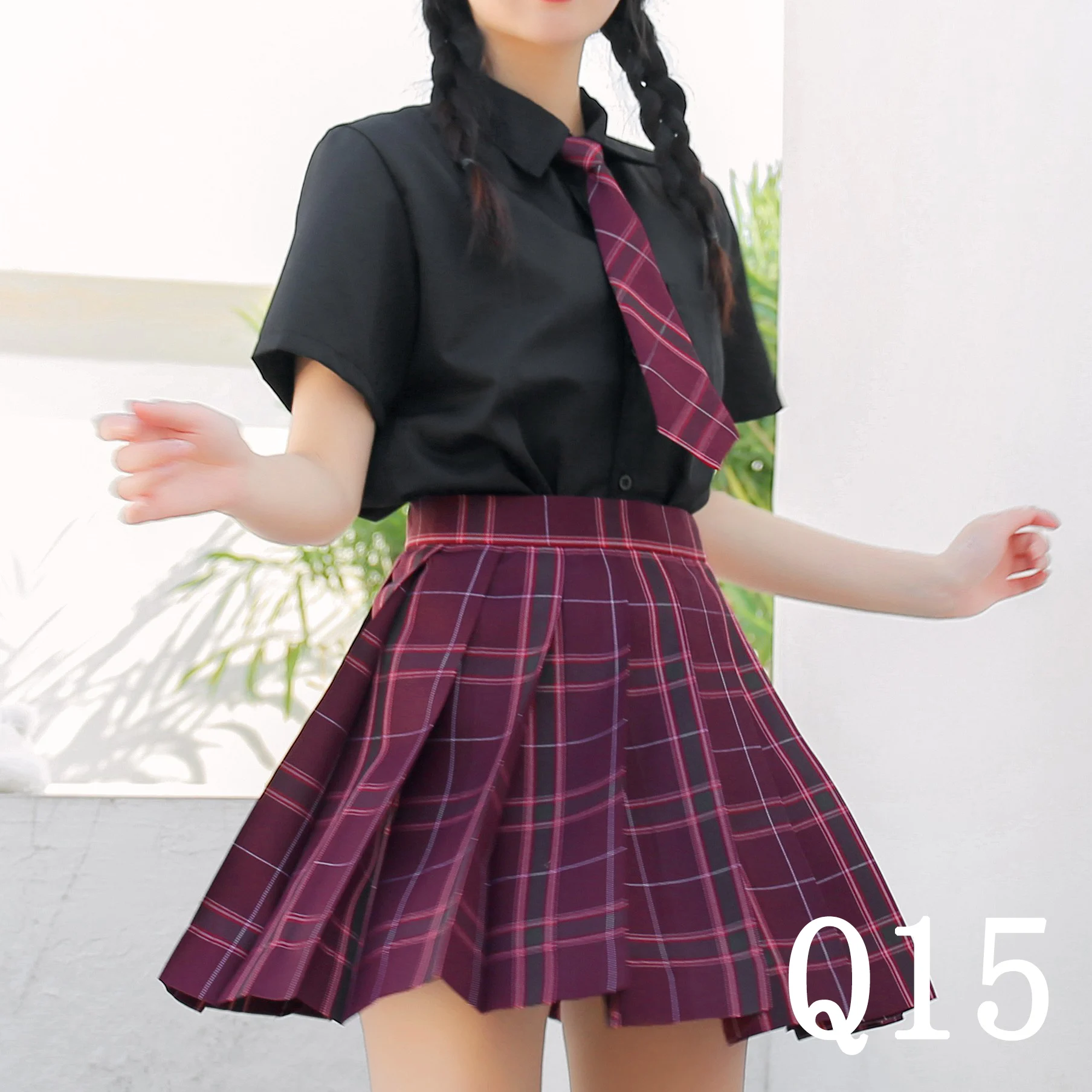 plaid skirt New Korean version of pleated skirt 2022 high waist summer women's skirt sexy plaid mini skirt dance skirt brown skirt