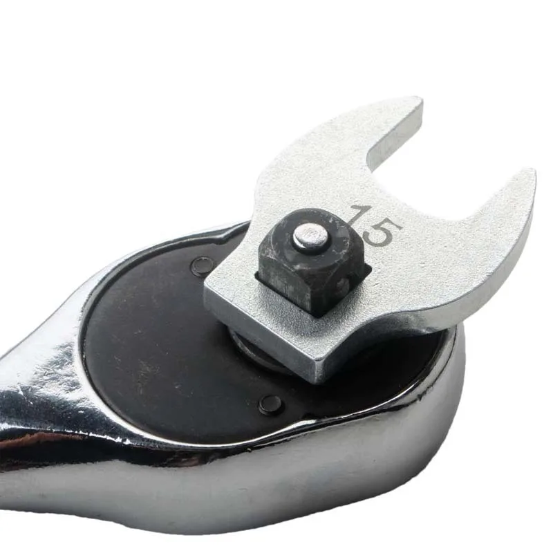 3/8Inch Drive Crowfoot Horn Wrench 10 To 22mm Metric Foot Open End Spanner for Torque Bullhorn Wrenches Keys Set 9/11 Pcs