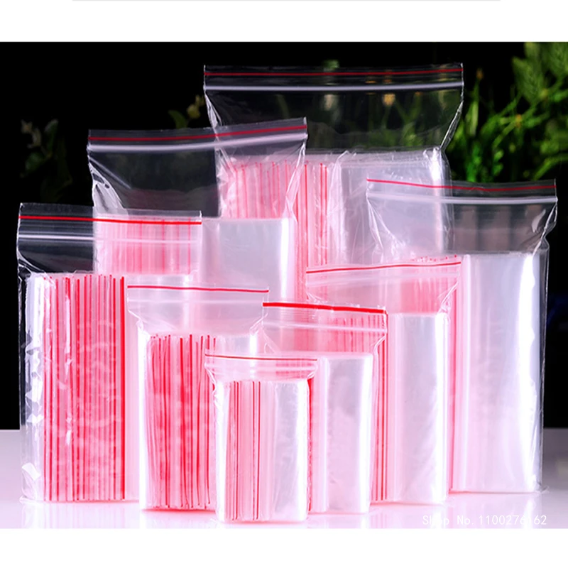 5x7 Plastic Zip Lock Bags (100pcs)