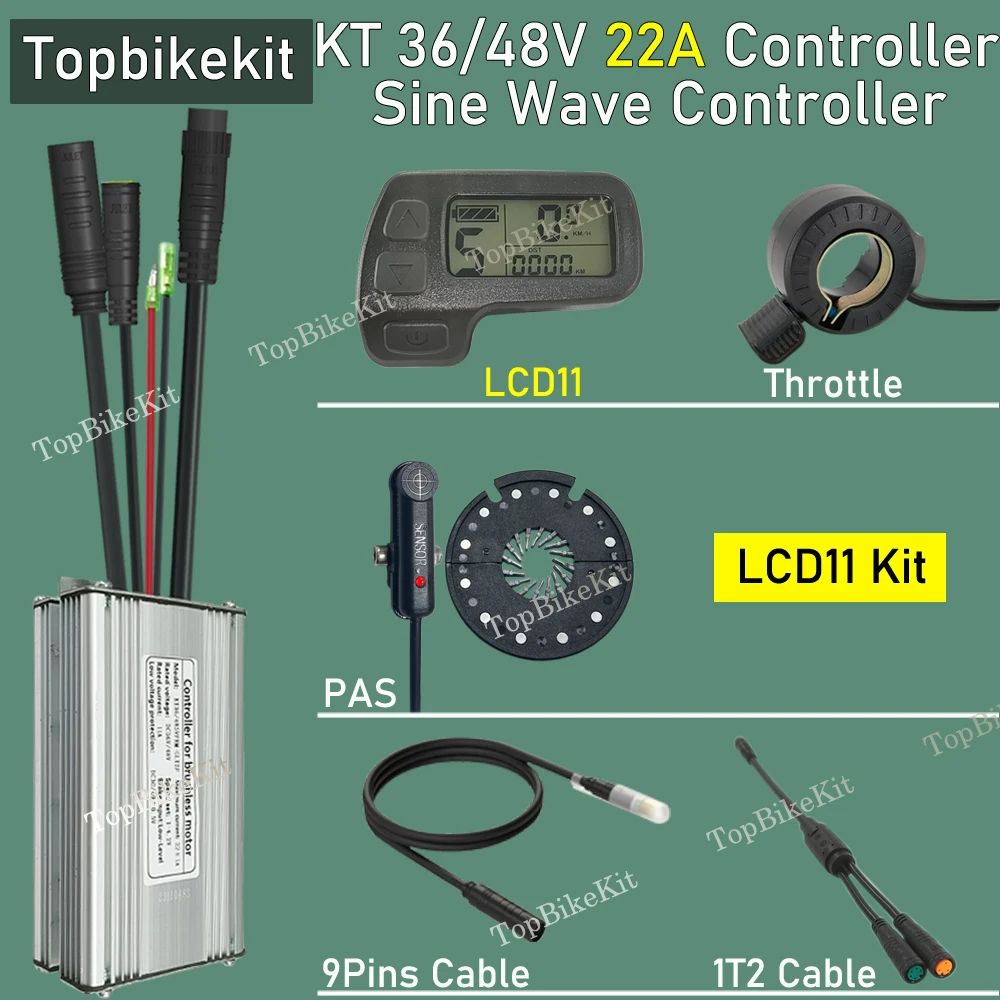 Contrôleur à onde sinusoïdale VGEBY - DC 36V/48V 25A - Étanche et