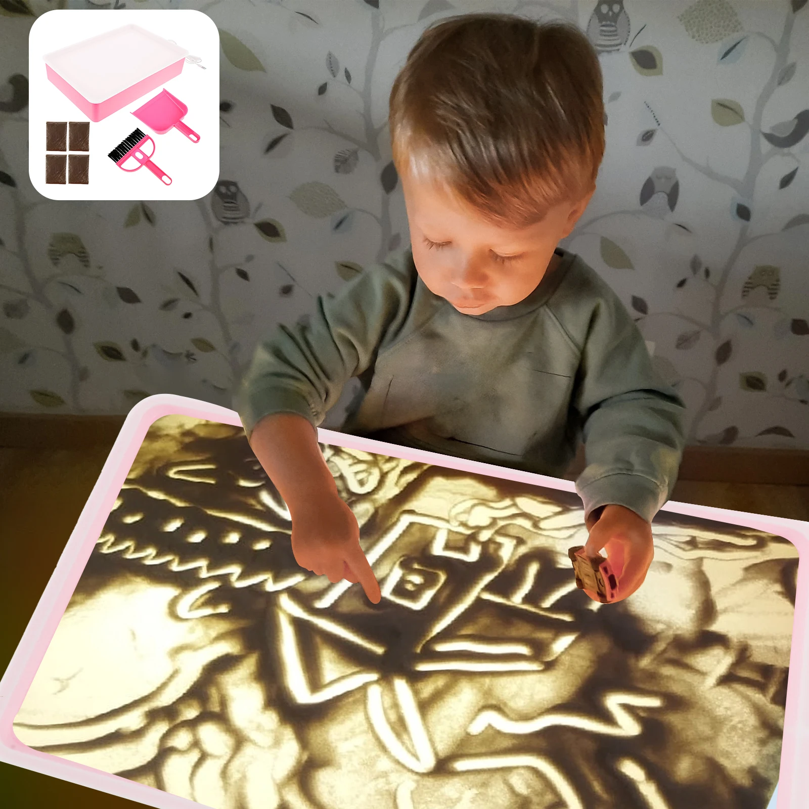 Sand Painting Light Box DIY Sand Painting Light Table Soft Art Box Fun Table Art sand painting light box