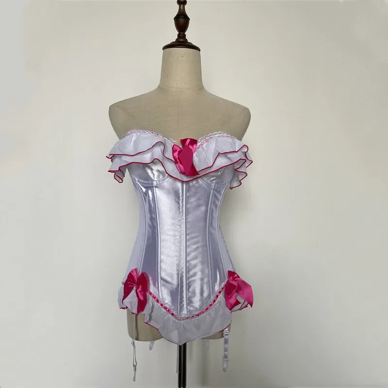 Sexy White Lace Bundle Of Edge Corset Women Overbust Corset