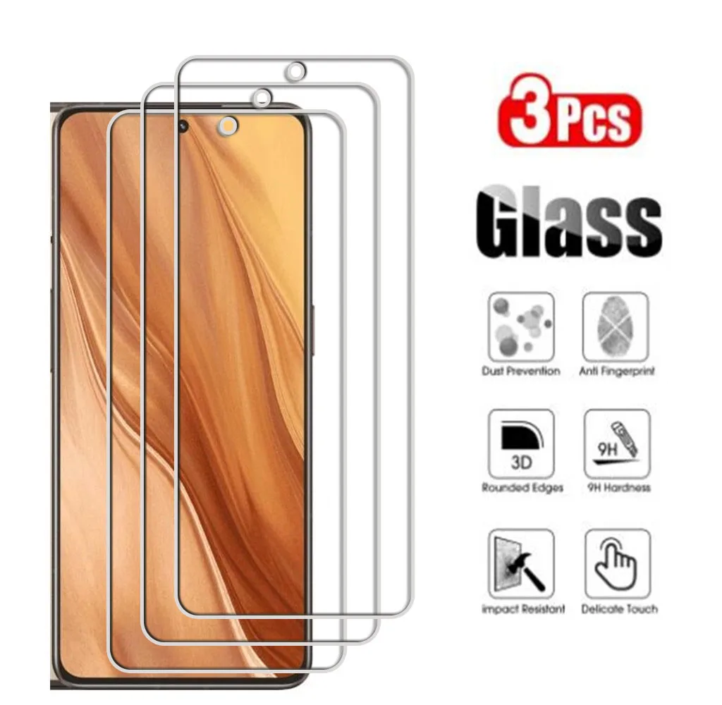 

3pcs Tempered Glass For Realme GT2 Explorer Master 6.7" RealmeGT2 GT 2 RMX3551 Screen Protector Phone Cover Film