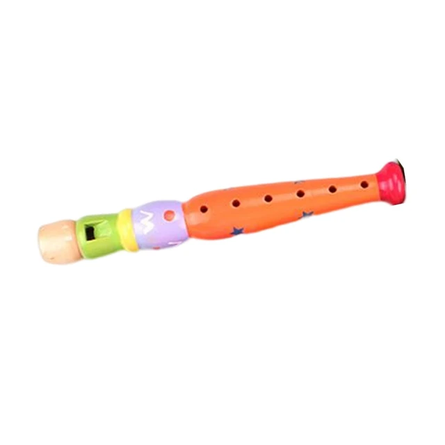 Flûte en bois pour enfant préscolaire, enregistreur d'instruments à vent,  Piccolo fait à la main pour garçons et filles, jouet éducatif de la petite  enfance - AliExpress