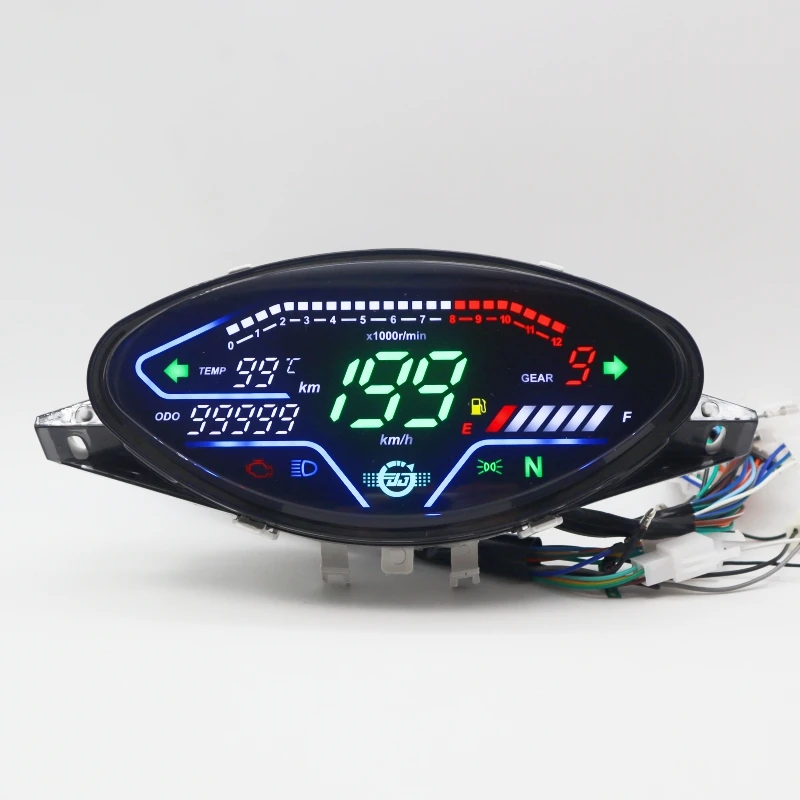 Panneau de compteur de vitesse électronique LED numérique, Rpm, Moto Brésil  Titan 150, Honda Cg150, Fan150, 2010, 2012, 2022 - AliExpress