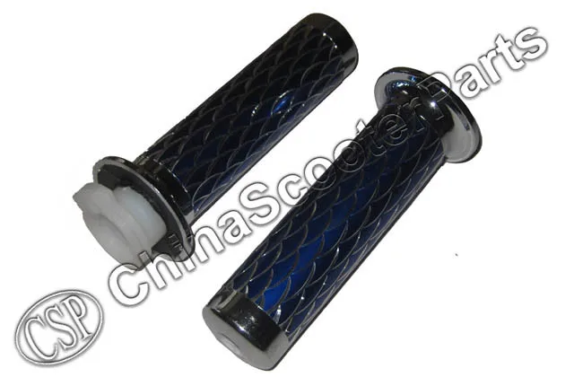 

Mini Moto TWIST THROTTLE HANDLE GRIPS SET Pocket Bike ATV Quad Dirt Pit Bike Go Kart Buggy Blue