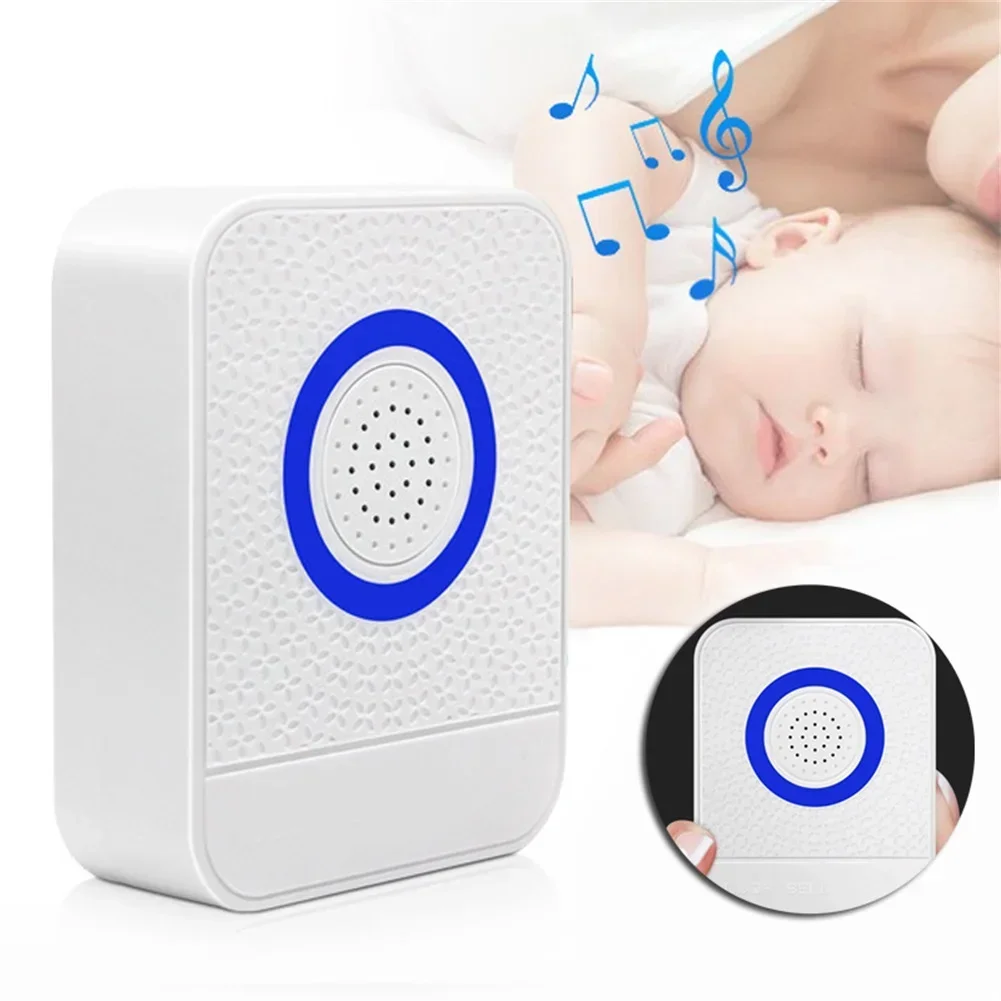 B08 Doorbell Doorbell Home Hotel No Battery ABS Plastic Clear Ding-dong Sound Easy Installation External Wired