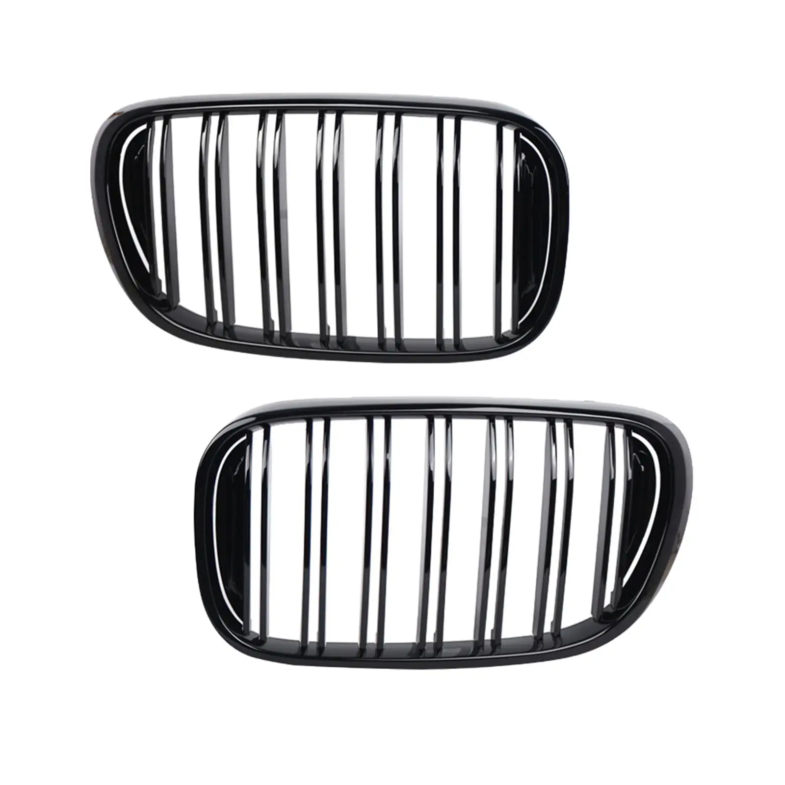 

2x Front Kidney Hood Grill Grilles Car Accessories for BMW G11 G12