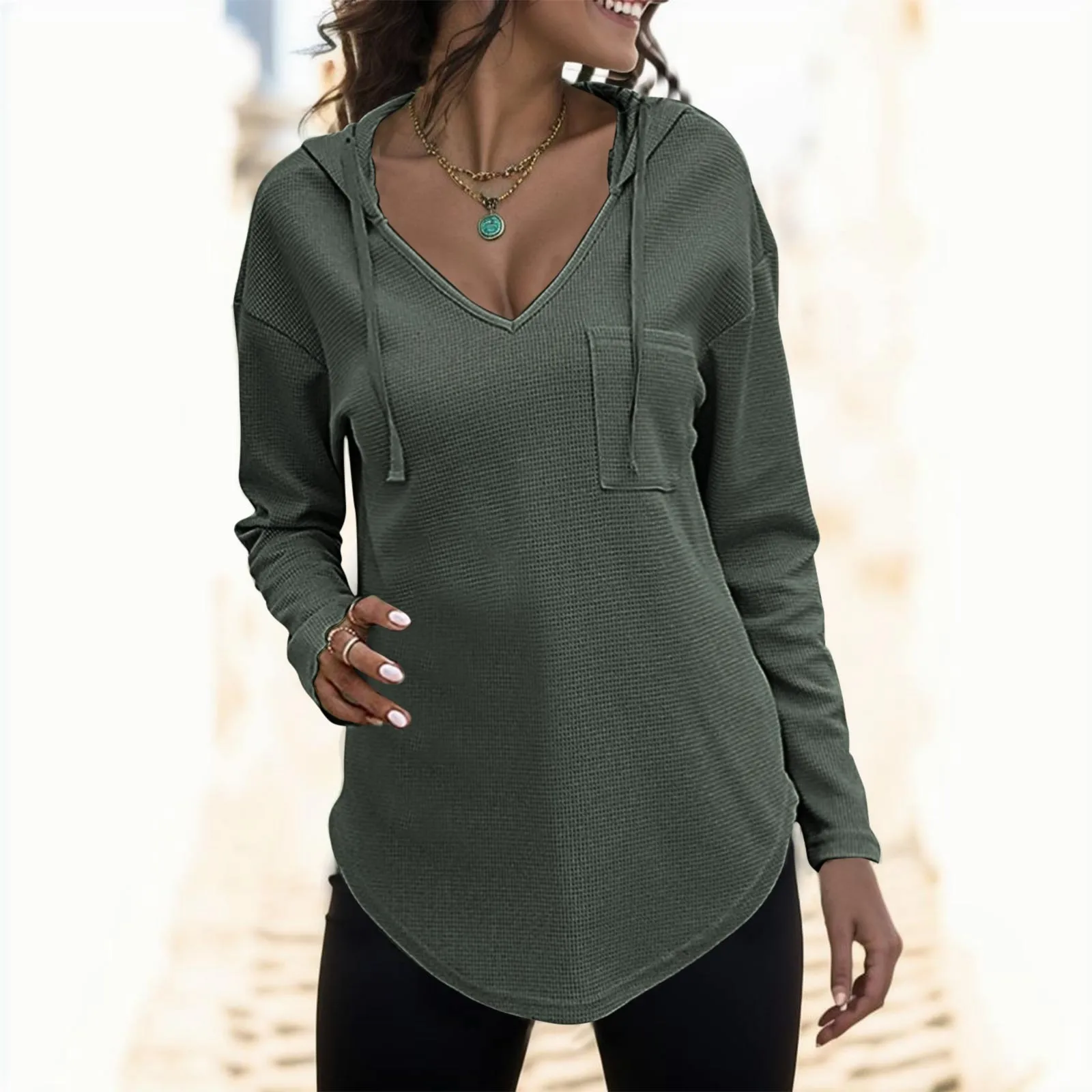 

Vantge Women Hoodies 2023 Autumn Retro Solid Color Oversized Sweatshirts Harajuku Korean Long Sleeve Hooded Sudadera Female