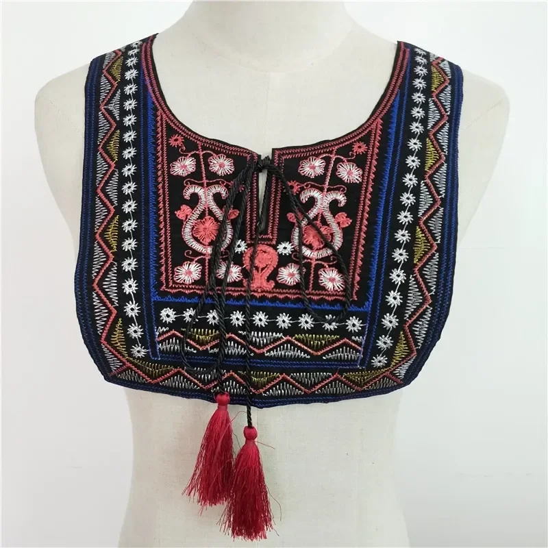Lace Collar DIY Embroidery Ethnic Style Lace Neckline Decorative Clothes Neckline Accessories Decals