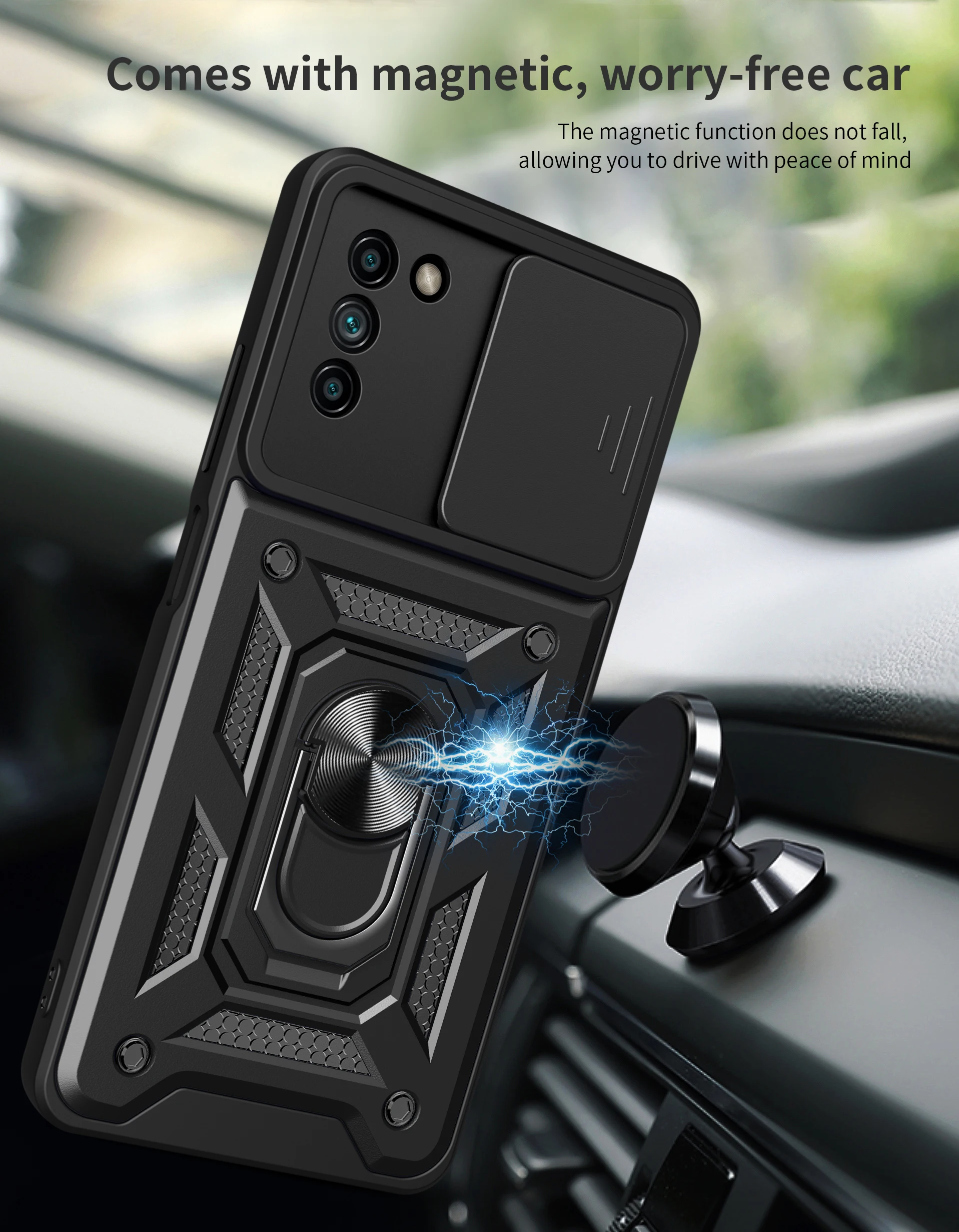 Ultimate Shockproof Armor Case with Camera Lens Protection