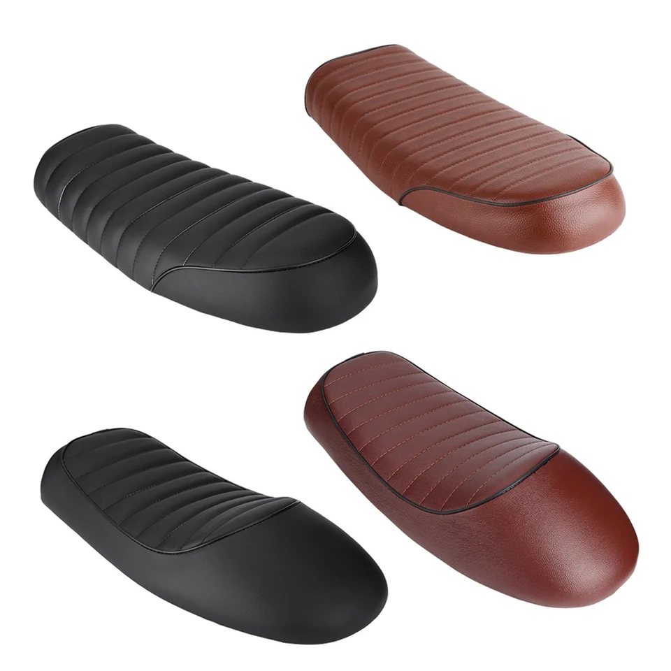 thumbnail image 2 of DREAIZER Universal Otorcycle Cafe Racer Seat Hup Vintage Cushion Saddle Seat For CB125S CB550 2 of 14