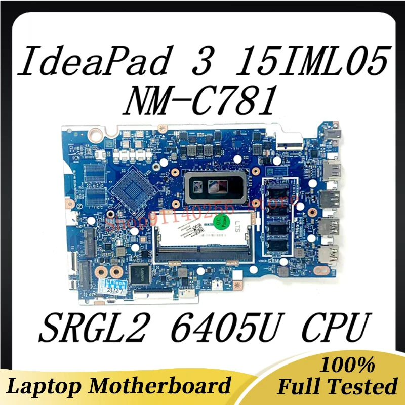 

Материнская плата для ноутбука Lenovo IdeaPad 3 15IML05, ОЗУ 4 Гб, GS452/GS552/GS752