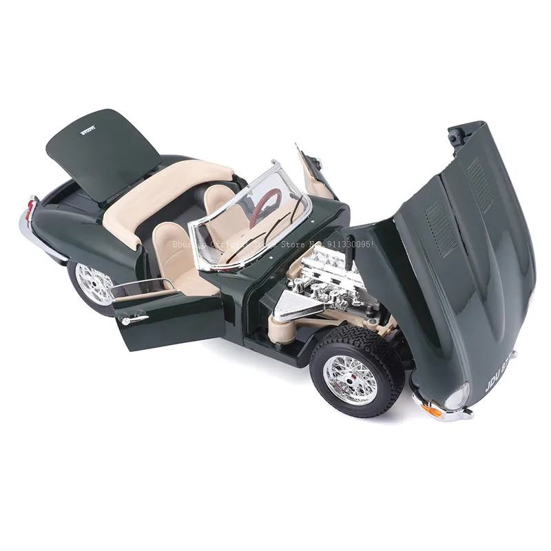 Bburago 1:18 Scale Jaguar E-type Cabriolet Alloy Luxury