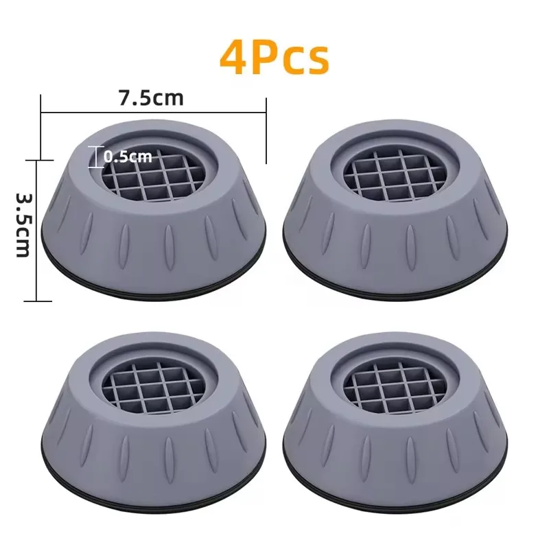 Washing Machine Pads Furniture Leg Pads Rubber Pads Furniture Pads Anti Vibration Pads 4pcs Universal Anti Vibration Feet Pads