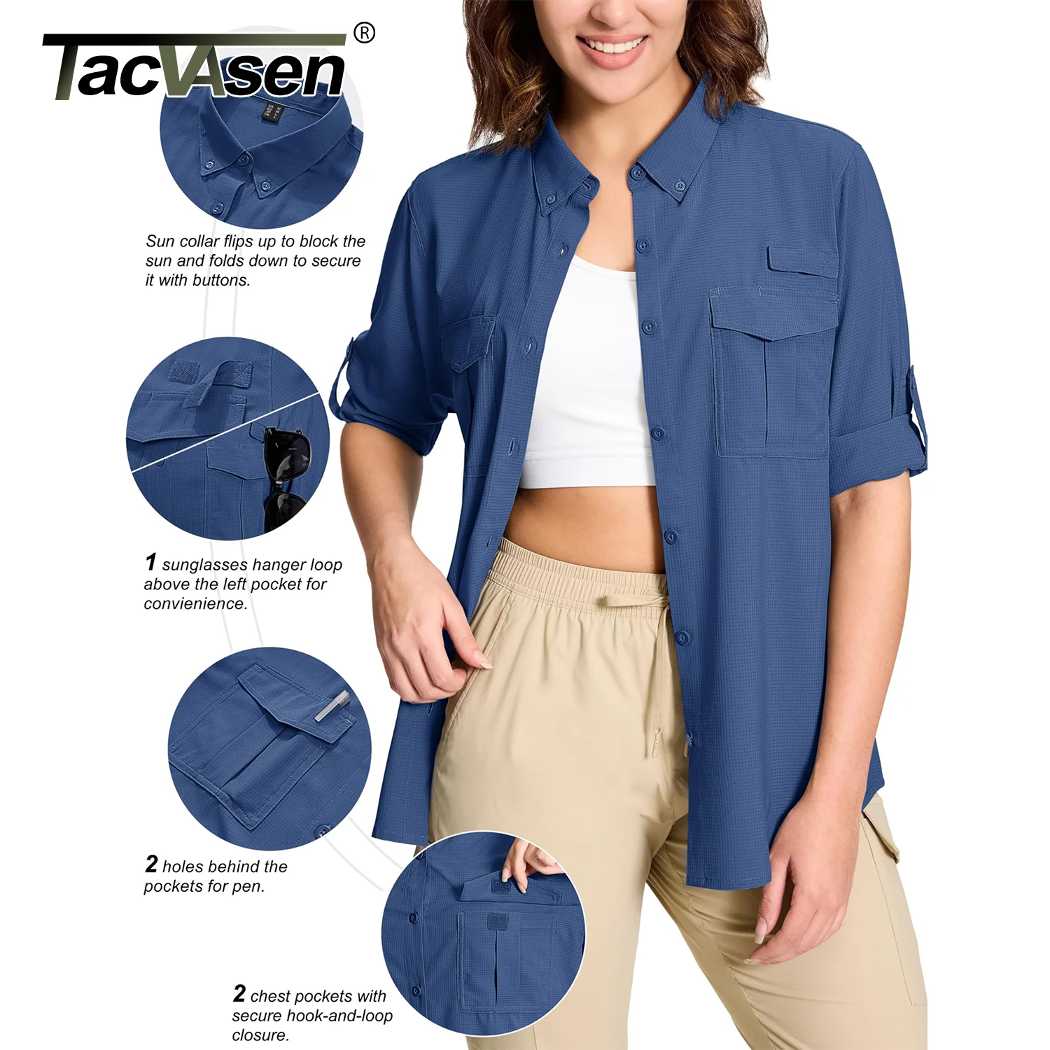 Women’s UPF 50+ Fishing Shirt 4
