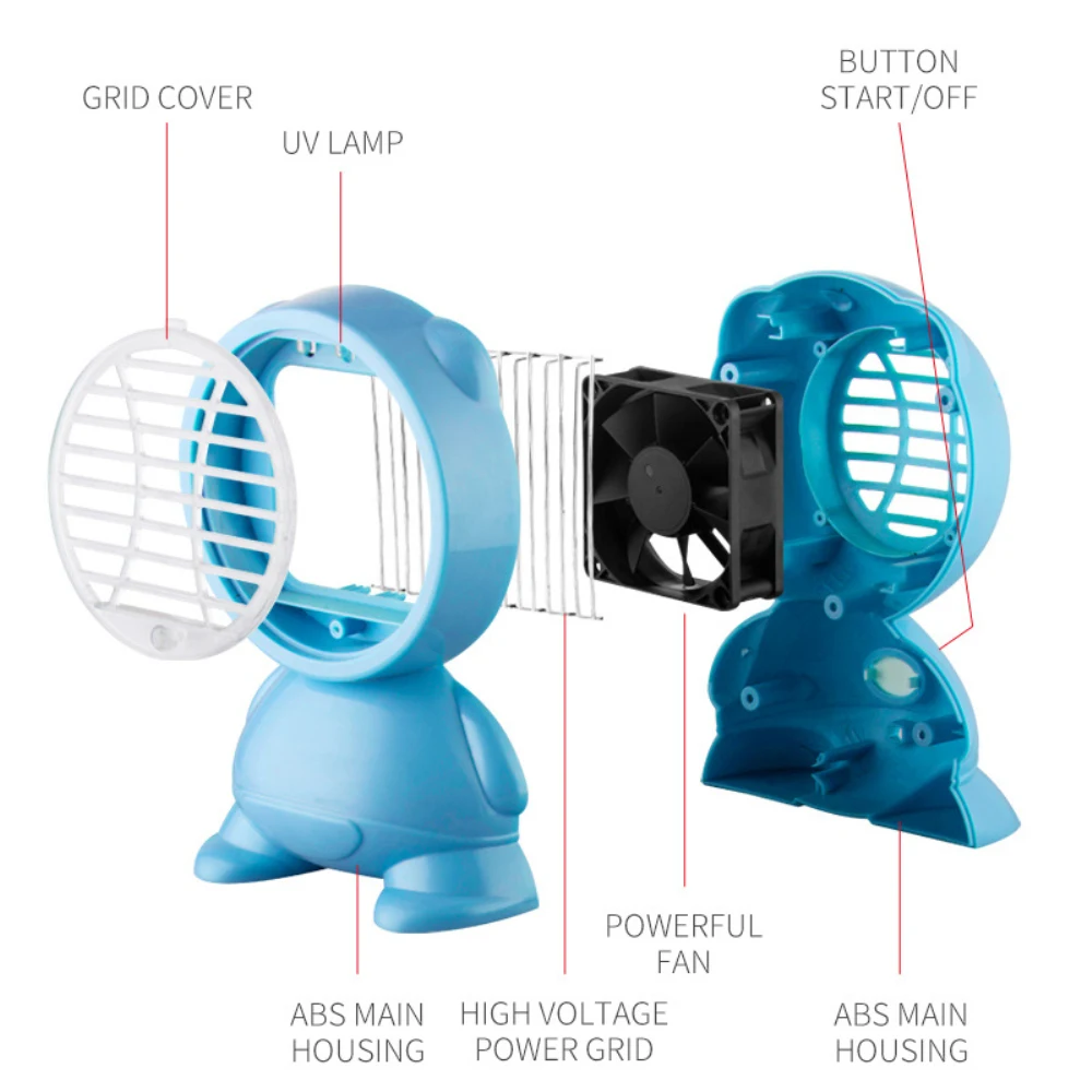 모기 킬러 램프, 파리 잡는 모기 퇴치, 파리 퇴치, 살충 방지 버그 재퍼, 가정용, 3 개