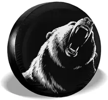 

Foruidea Bear Spare Tire COVER CAR Waterproof Dust-Proof UV Sun Wheel Tire COVER CAR Fit for Jeep,Trailer,