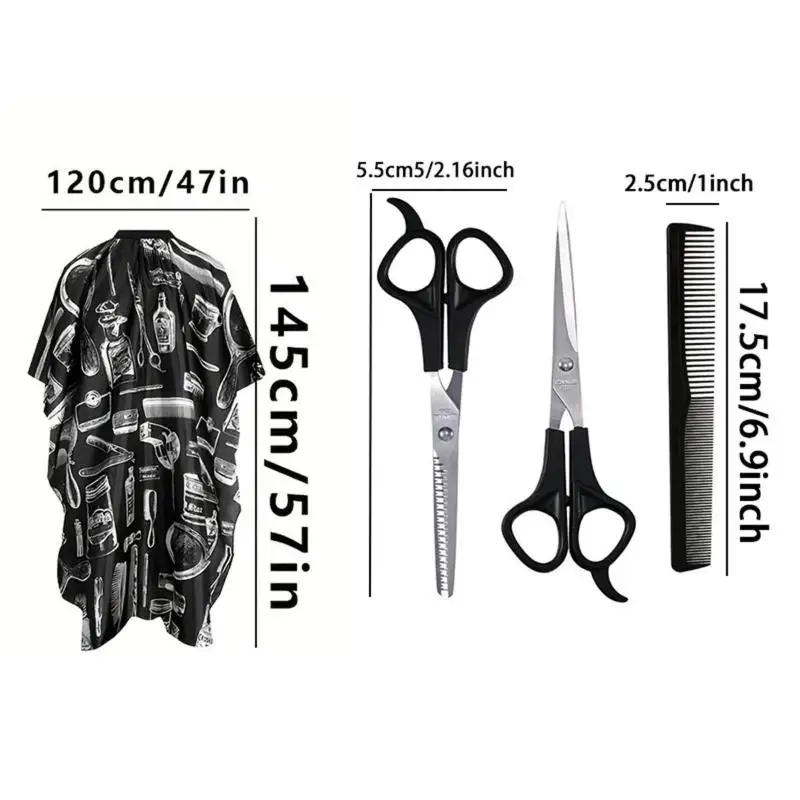 Professionelle Haarschneidewerkzeuge Wasserdichter Friseurumhang Haarschneidescheren Haarkamm Haarschneidewerkzeuge Für Friseure Sf4Ee2500E3364Dfb8494F56Caa47Ba7Cp