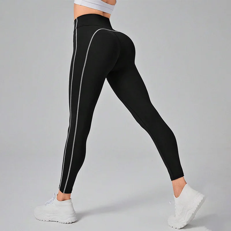 High Waist Yoga Pants Tummy Control Workout Running Yoga Leggings for Women