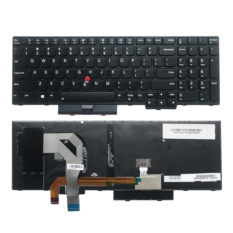 T570, P51S, T580, P52S, Teclado 01ER582, 01ER541, SN20M07934, Novo