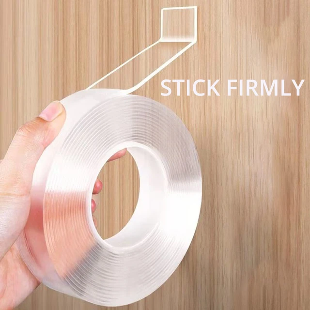 Nano Tape Double Sided Transparent No Trace Reusable Waterproof Two Sided  Adhesive Traceless Strong Tape Cleanable Home - Tape - AliExpress