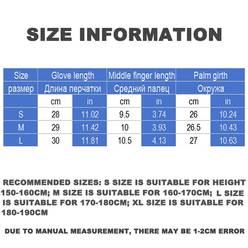 Ski Gloves Men's Waterproof and Cold-proof Plus Velvet Thickening Outdoor Cycling Warm Winter Cycling Gloves Men and Women 3
