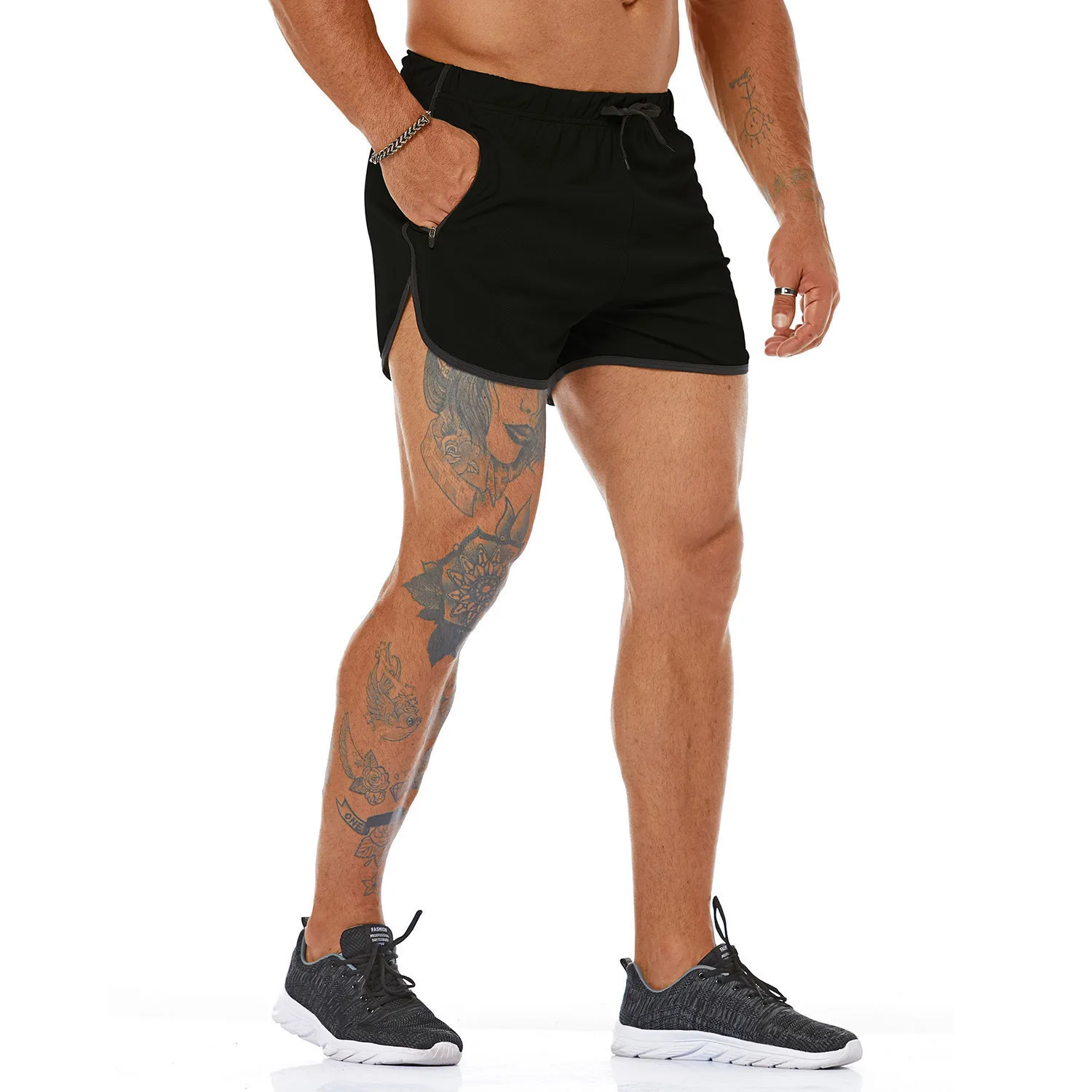 

Clash Of Colors 5'' Inseam Running Shorts men-s-bottoms Black