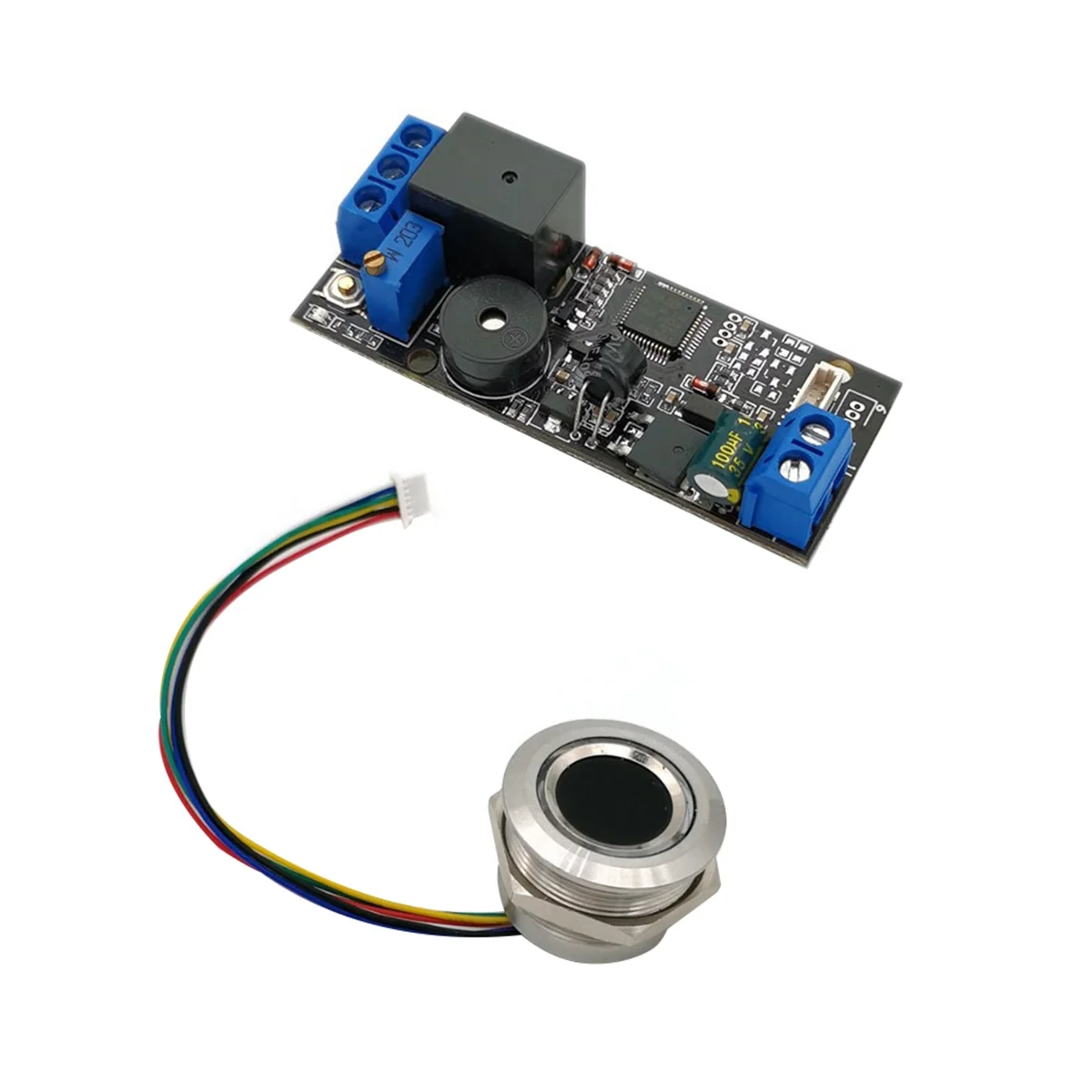 MakerMind Fingerabdrucksensor Mit Relais-Platine - Türöffner Ohne Schlüssel