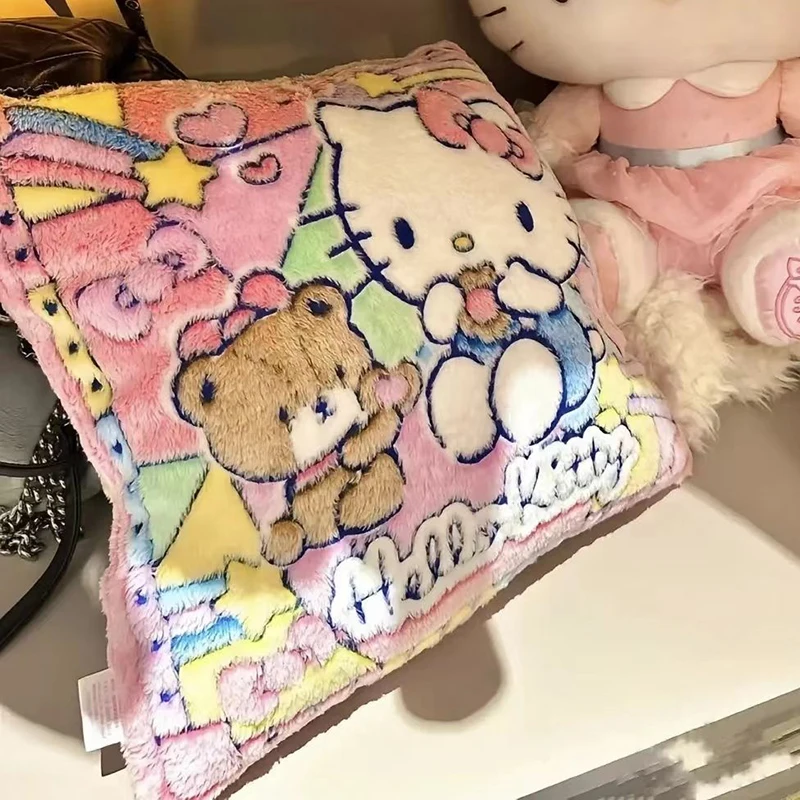 

Hello Kitty Pillow Anime Caroon Sanrio Pillow Office Nap Pillow Domestic Sofa Cushions Dormitory Chair Cushions Girls Pillow