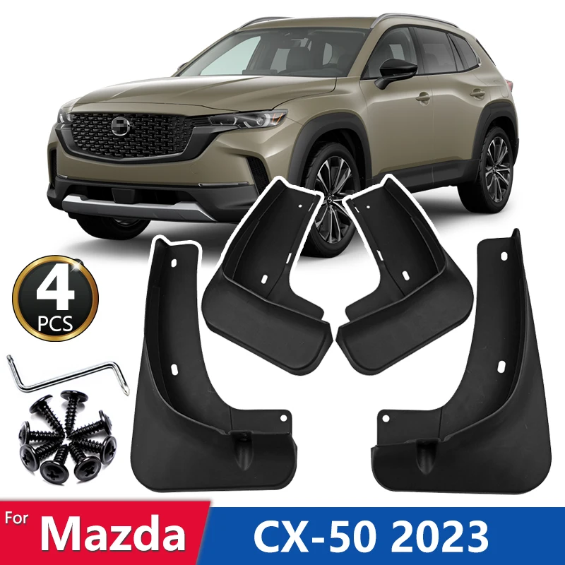 

Mudguards For Mazda CX-50 2023 Mud Flaps CX 50 Front Rear Wheels Car Fender Auto Mudflap Guard Splash Flap Car Accessories 4Pcs