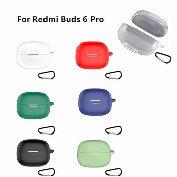Per Redmi Buds 6 Pro Custodia protettiva Custodia flessibile per cuffie Custodia antipolvere in morbida pelle lavabile antiurto
