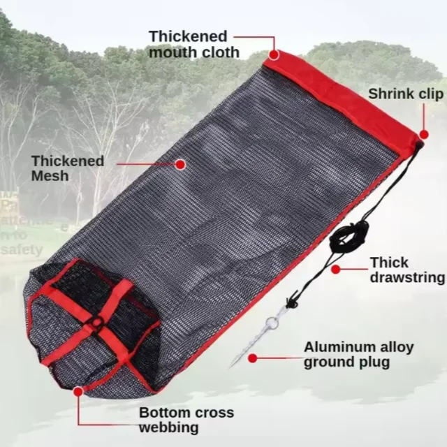 Collapsible Fishing Mesh Bag Thickening Live Fish Net w/Bundle Mouth For Fishing Net /Crayfish/Shrimp/Smelt/Eels Traps fishing Collapsible Fishing Mesh Bag Thickening Live Fish Net w/Bundle Mouth For Fishing Net /Crayfish/Shrimp/Smelt/Eels Traps fishing