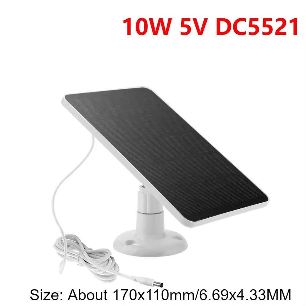 Pannello Solare 5V 20W Con Staffa Regolabile 360° – Caricatore USB E Tipo C, Impermeabile IP66, Per Telecamere Di Sicurezza E Dispositivi Low Power
