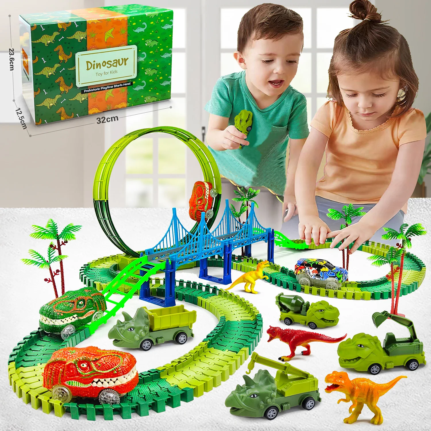 Dinosaur World, Faixas Flexíveis, Presente para Crianças,