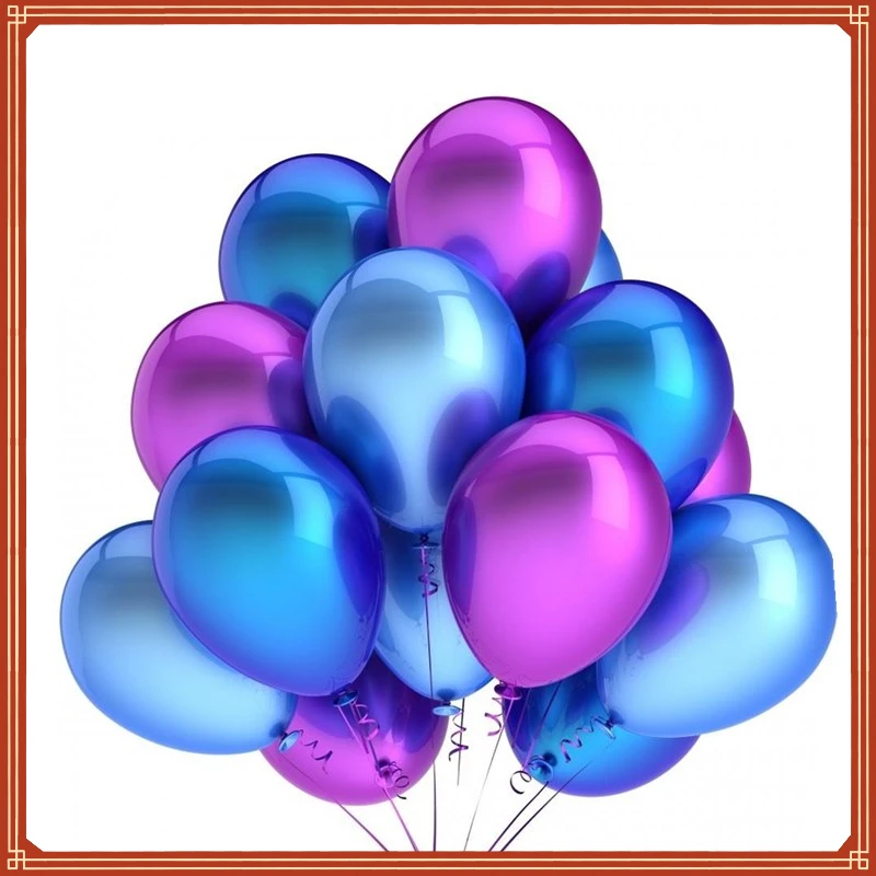 

New Glossy Baby Pink Metal Pearl Latex Balloon Valentine's Day Wedding birthday Baby Shower Kids Toy Air Balls